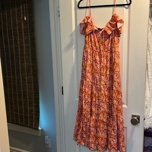 Jcrew orange dress
